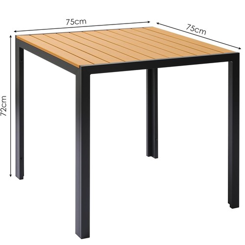 Gartentisch aluminium non - gartentisch, non-wood