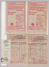 Magdeburg Dampftalschmelze Fleischereibedarf Poltestr. 4 Rechnungen + Zunsschein