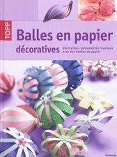 Balles en papier décoratives