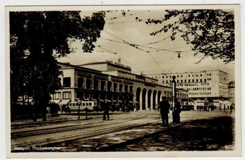 Postkarte hindenburgbau - postkarte,