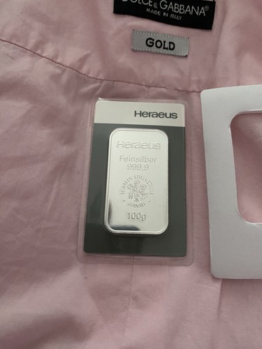 Heraeus silberbarren 100g - heraeus,