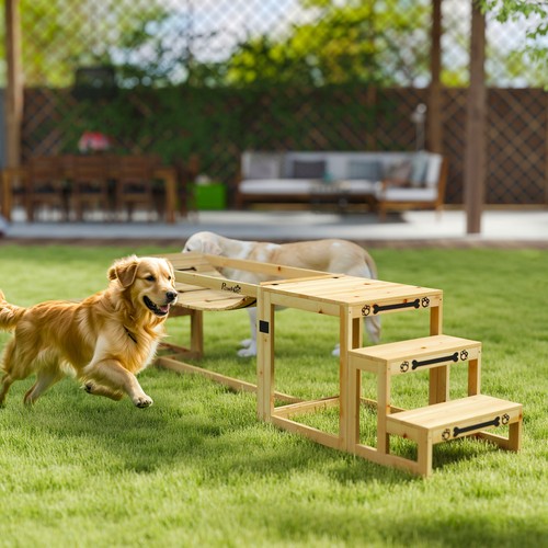 Pawhut agility set für hunde - für,