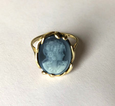 Ring 585er Gold mit Achatkamee