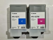 Canon PFI-107C & PFI-107M