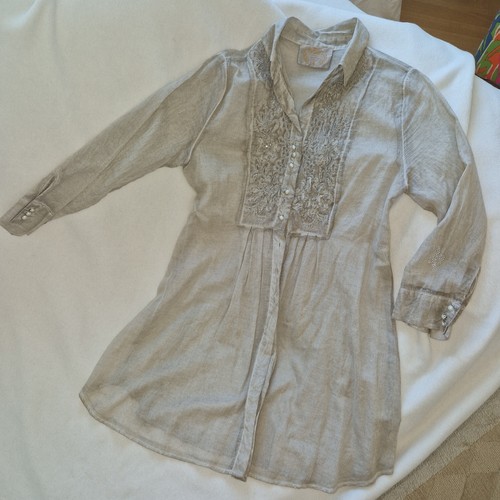 Langarm bluse tunika ibiza - im,