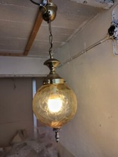 Retro Deckenlampe, Messing