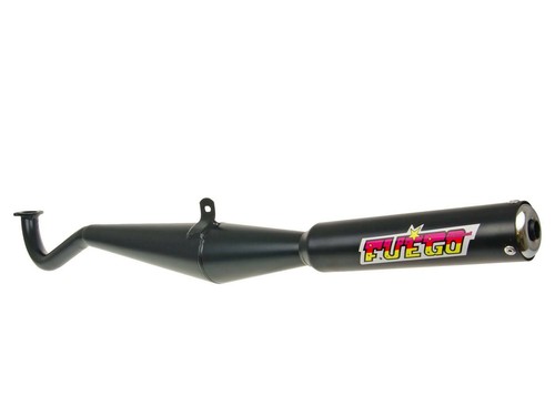 Auspuff tecno schwarz für - auspuff,