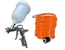 Einhell Druckluft Farbspritzpistole Lackierpistole Sprühpistole + 4m Schlauch