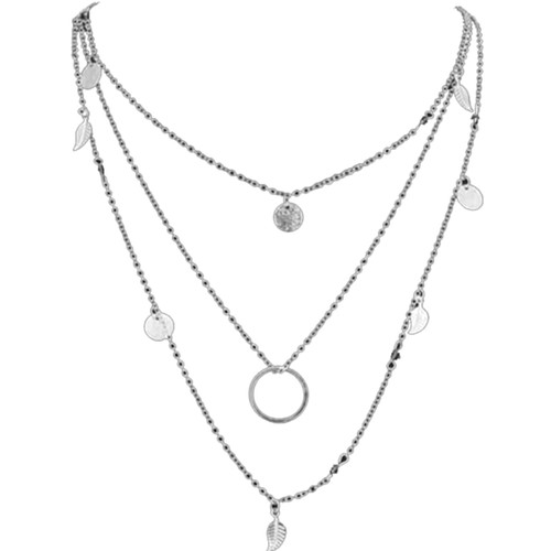 Damen kette silber mehrreihig - damen,