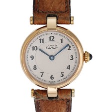 Cartier Vermeil vergoldet Ref.590004 mit Original Papieren 1990
