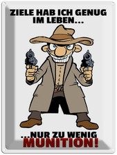 Blechschild 40x30 cm Ziele