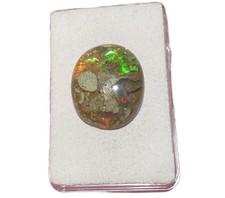 Großer Matrix Opal Cabochon Äthiopien 24,8x20,5 mm 22 ct. U34048