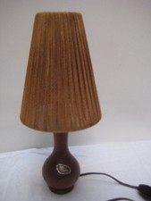 Lampe echt Teak 50er 60er Design Vintage