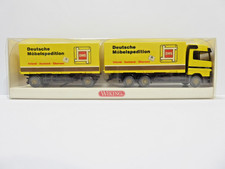 Wiking Werbemodell Deutsche Möbelspedition (9) MB Actros 2531 Wechselkoffer OVP