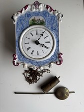 Alte Porzellanschilderuhr