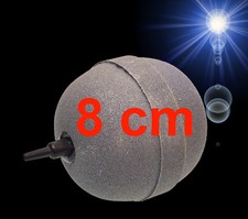 TOP Aquarium Deko Teich Belüfter 🍀 KUGEL AUSSTRÖMERSTEIN 8 cm Ø !! 🍀 Zubehör