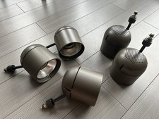 Staff Leuchten Vintage-Strahler Modell 007620 E27, Anthrazit, schwarzer Fuß