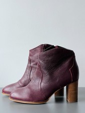 Ravel Wine Red Leather Ankle