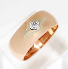 Brillantring Bandring 14 Karat