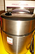 ProfiCook Eiscreme-Maker PC-ICM 1140 Edelstahl Timer Touch Frozen Joghurt