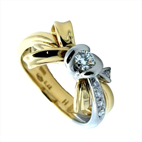 Damiani solitär ring mit - damiani,