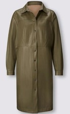 Blusenkleid Oliv Kunstleder
