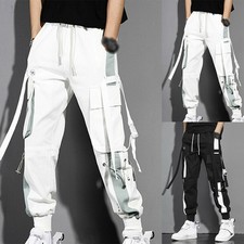 HERREN Freizeit, Hose, Streetwear, High Waist, Cargohose, Jogginghose, Hip Hop,