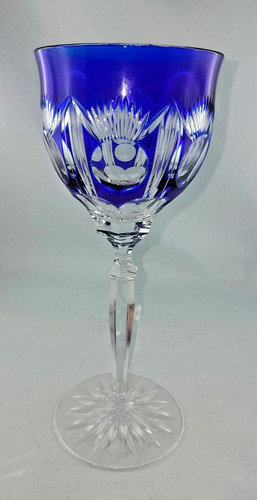 Geschliffenes glas weinglas - geschliffenes,