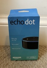 Amazon Alexa Echo Dot Smart Lautsprecher 2. Generation | Schwarz | Neu Verpackt Versiegelt