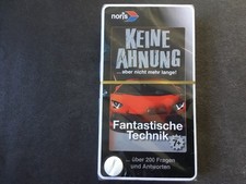 Fantastische Technik Keine Ahnung....Aber nicht mehr Lange Karten Quiz Autos &co