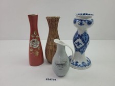 4x Vasen Wallendorf/Kalamba/Kahla AF Goldrelief /geflochten/"Rerik" #254703