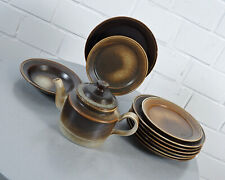 Porsgrund Norway Keramik braun verschiedene Teile Vintage 1960er Jahre