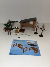 PLAYMOBIL 6471 Falknerei Falkner Adler Eule Schneeeule Mäuse Baum Unterstand