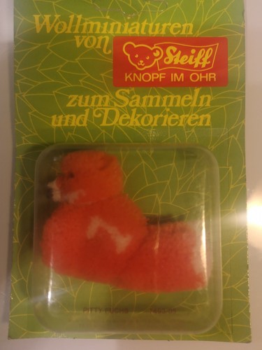 Steiff pitty fuchs 7493 - pitty,