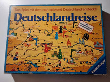 Deutschlandreise 1977 Ravensburger Brettspiel doppelseitigem Großspielplan