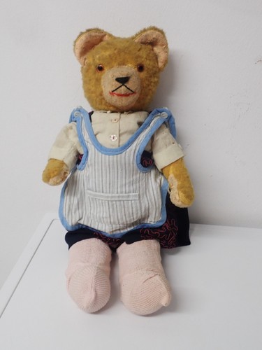 Antiker teddybär mit - antiker,