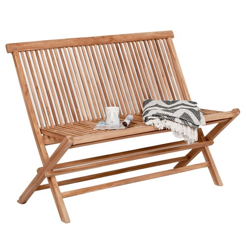 Teak klappbank kursi - teak, ca