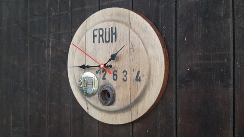 Uhr früh kölsch wanduhr - kölsch,