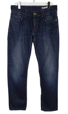 TOMMY HILFIGER Rogar Regular Jeans Herren W33/~L31 Faded Button Fly Straight Fit