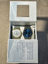 Uhren Set für Paare Titanium + Steel von Skagen Denmark - sehr guter Zustand