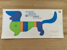 Olympia 1972 München RARITÄT: Seltener, großer WALDI Aufkleber ORIGINAL