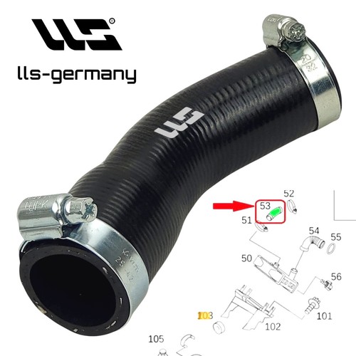 Turboschlauch ladeluftschlauch - turboschlauch,