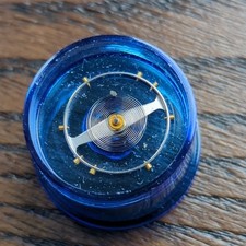 Elgin 22s 690 WW2 Flugzeug Uhrwerk Unruh Komplettteil (H47)