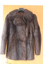 Pelzjacke Damen Gr. S, Bisam(?), braun, gebraucht