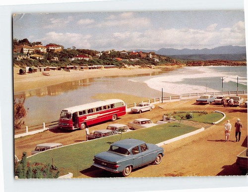 Postcard motor coach at - coach,