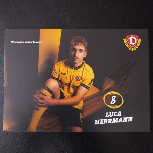 Autogrammkarte luca herrmann - luca,