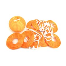 Lampions cm orange mit - 10,