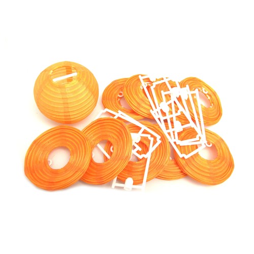 Lampions cm orange mit - 6-7,