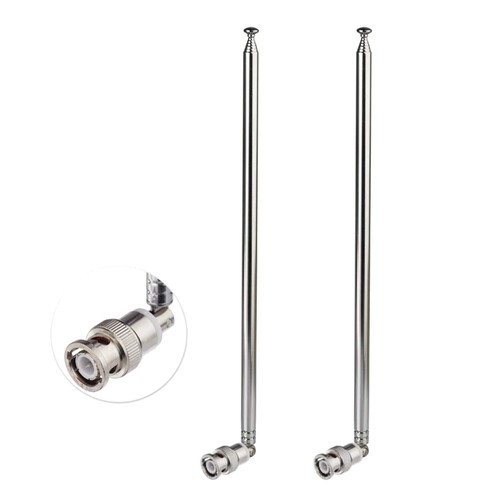 2er set 115cm teleskopantenne - 115cm,