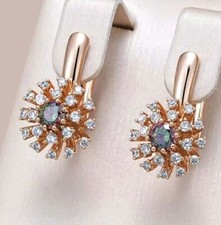 Luxus Ohrringe Huggie 585er